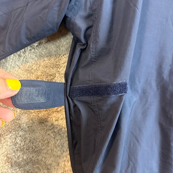 Proquip Navy Blue Golf Rain Jacket Full Zip Men's S Small Silk Touch Teflon - Picture 10 of 14